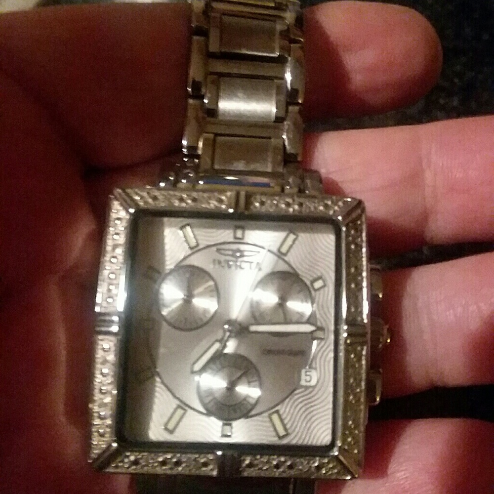 Invicta Angel 5377 Diamond Accented Stainless